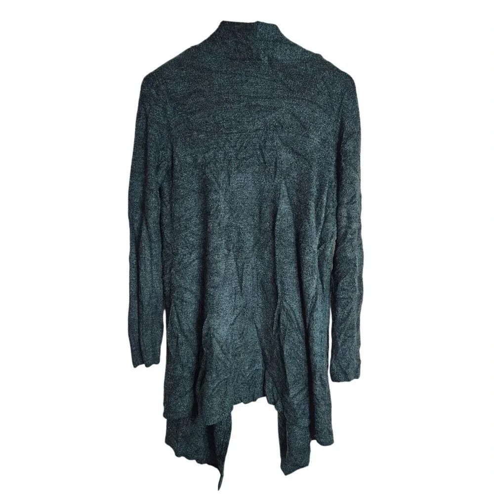 Barefoot‎ Dreams Cardigan Sweater Women's Small Medium Bamboo Chic Lite Green